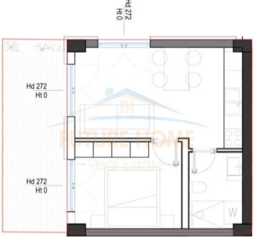 For sale, Apartment 1+1+Parking Spot, Santorini II, Dhermi