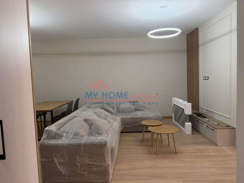 Apartment 1+1+Veranda for rent at Artificial Lake in Tirana