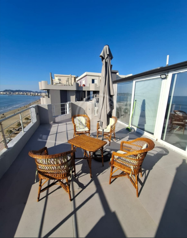 Apartment 2+1 for rent - First line with sea  Durres Beach
