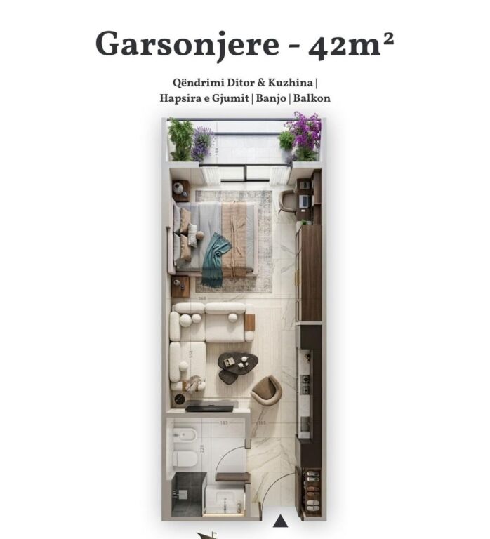 🏡 Modern Studio Apartment for Sale  📍 Liburnia Residence – Golem