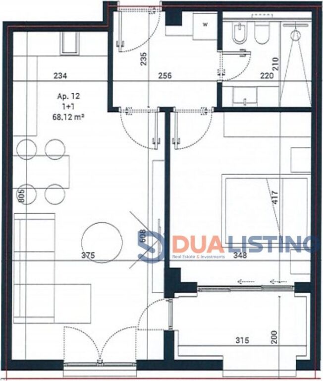 Shitet Apartament 1+1ne Sun Palase, Dhermi!
