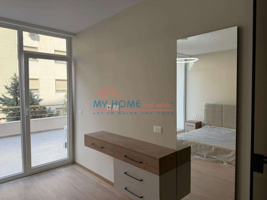 Apartment 1+1+Veranda for rent at Artificial Lake in Tirana