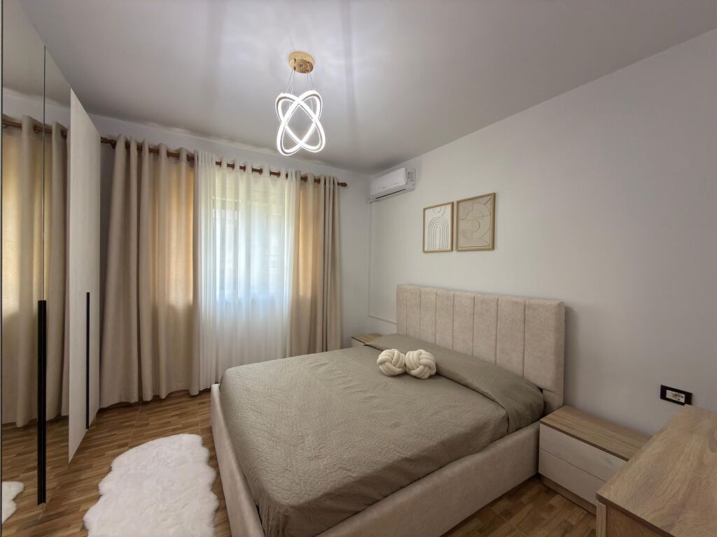 Exclusive, a luxurious 1+1 apartment newly furnished is for rent in the Allias area, Tirana