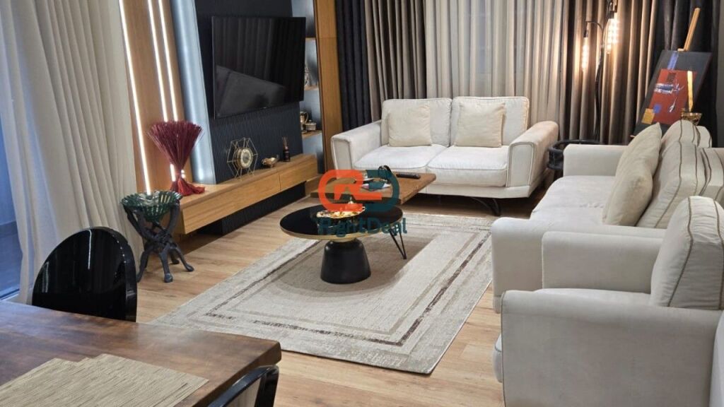 At Kodra e Diellit, Super Apartment 2+1+2+Parking Space For Rent, Fully Invested Ready To Live!!!