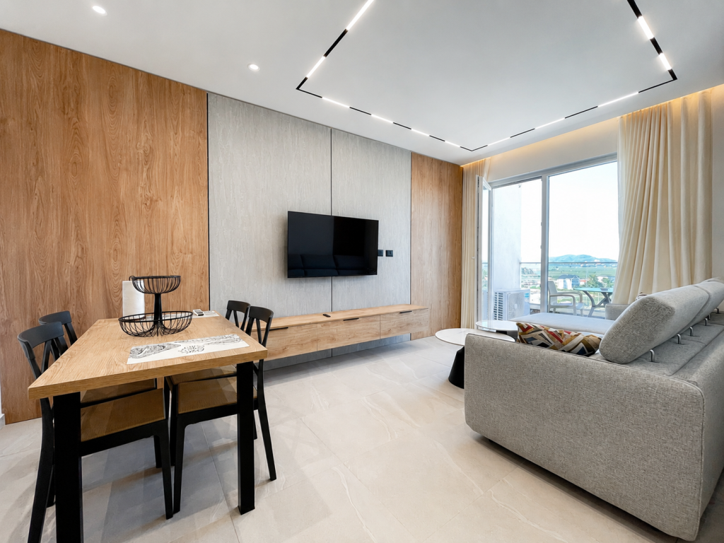 Shitet Apartament 1+1 i Mobiluar me Ballkon në Qerret, Kavajë
