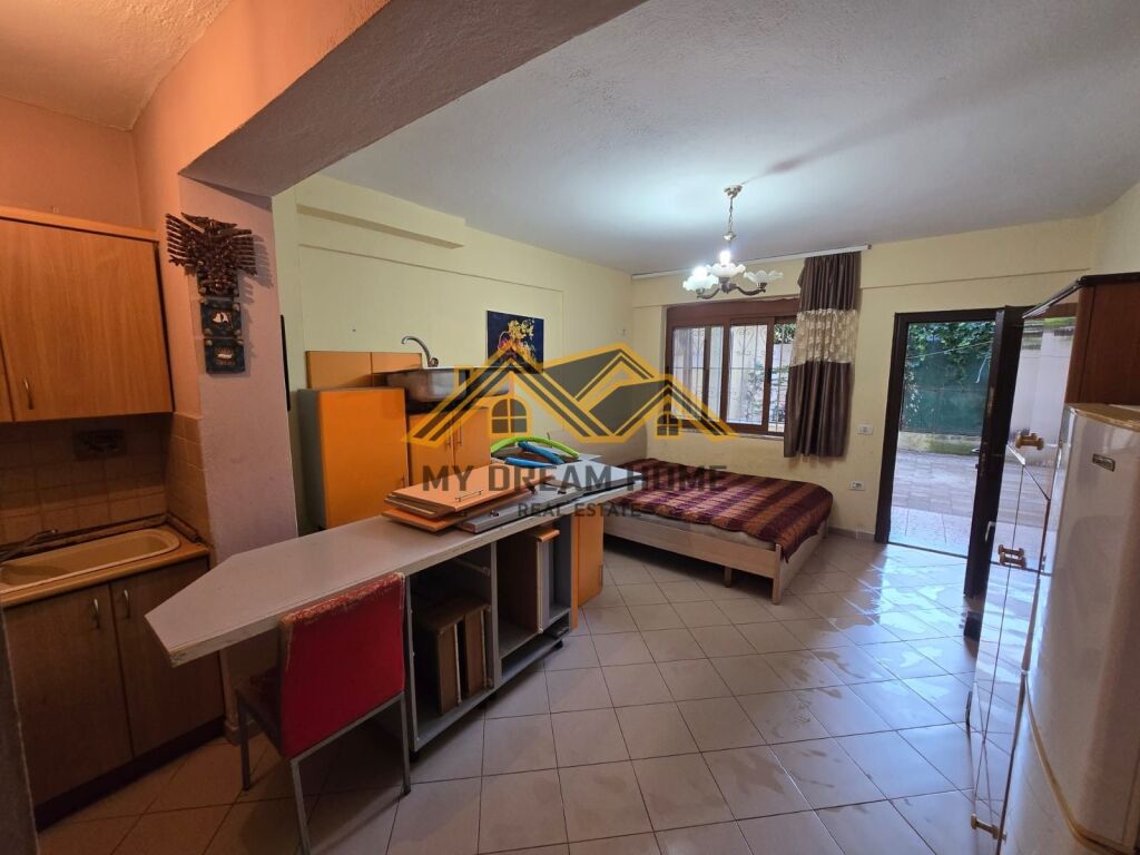 STUDIO APARTMENT FOR SALE WITH YARD – SHKËMBI I KAVAJËS, SECOND LINE TO THE SEA