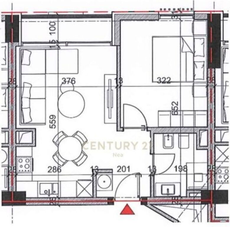 APARTMENT 1+1 FOR SALE ON BARDHYL STREET - MONOLITH RESIDENCE