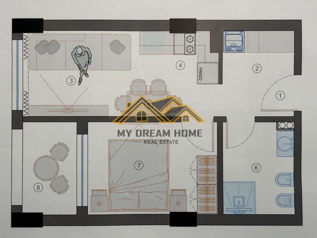 GOLEM, SELLING APARTMENT 1+1 AT LIBURNA RESIDENCE!