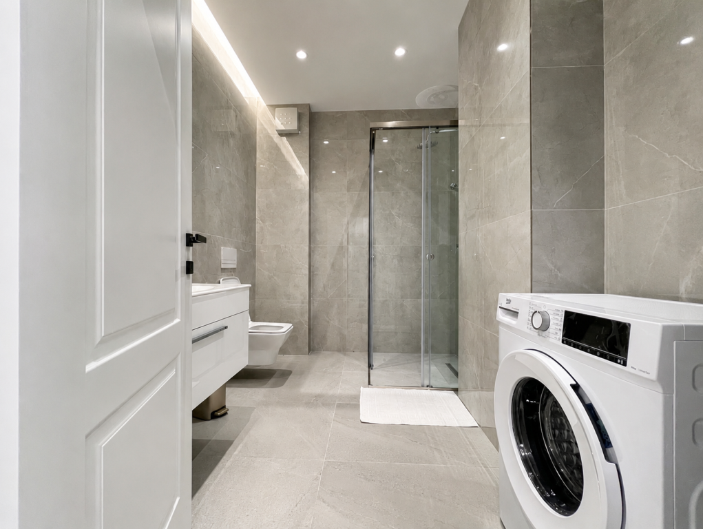 Shitet Apartament 1+1 i Mobiluar me Pamje Deti - Qerret, Kavajë