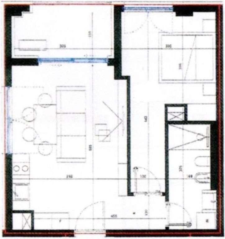 Apartament 1+1 per shitje tek Square Village Residence ne Dhermi.