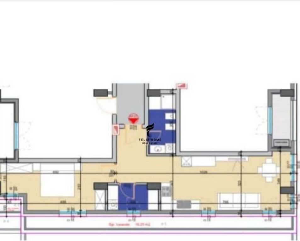 SHITET APARTAMENT 1+1 ALI DEMI 168.000 EURO FH-75877