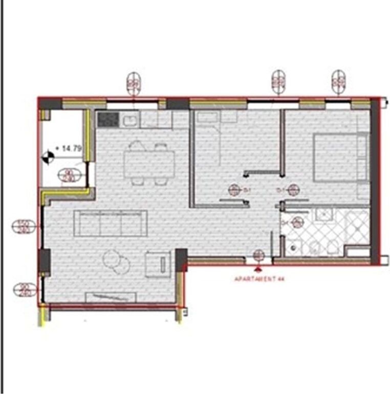 Vendesi Appartamento 2+1 a Kionostudio