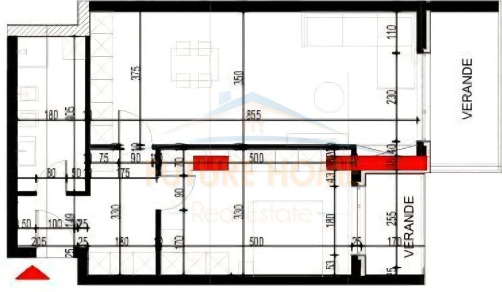 In vendita, Appartamento 1+1+ Veranda, Paskuqan, Tirane