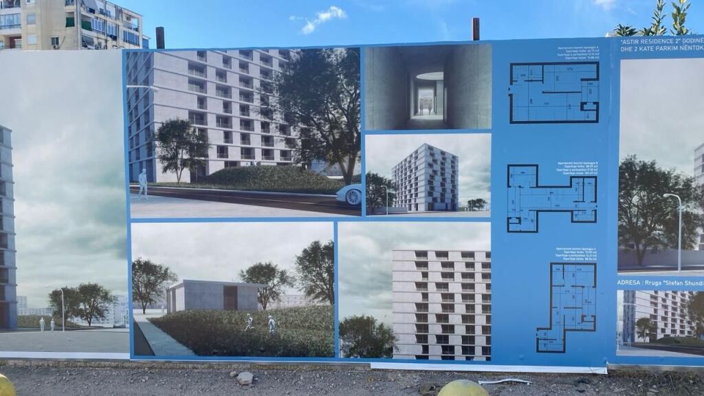 SHITET APARTAMENT 1+1 "Astiri Residence 2"