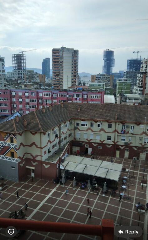 1+1, at the new market, and for airbnb, 600 thousand leke, partially furnished