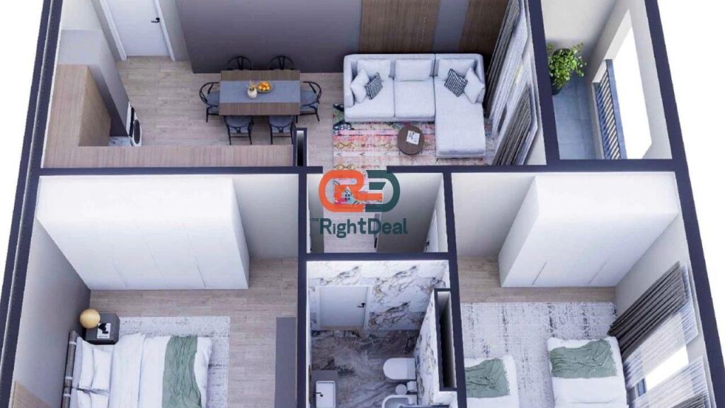 A Golem, Presso Residenca Miam Sun, Appartamento 2+1 In Vendita, Molto Vicino Al Mare, Ideale Per Vivere O Investire!!!