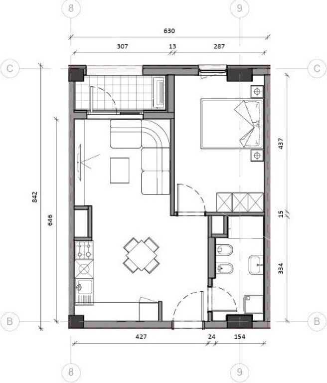 🏡 APARTMENT 1+1 FOR SALE – ALI DEMI