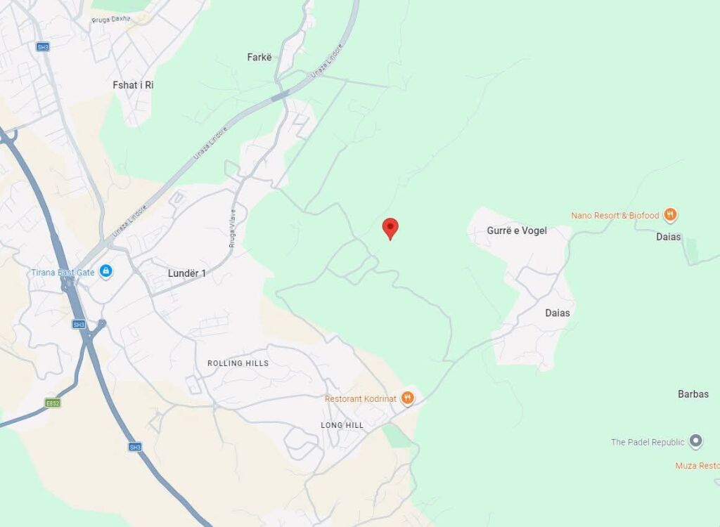 TERRENO IN VENDITA 2714 M2 - Lunder, Tirane