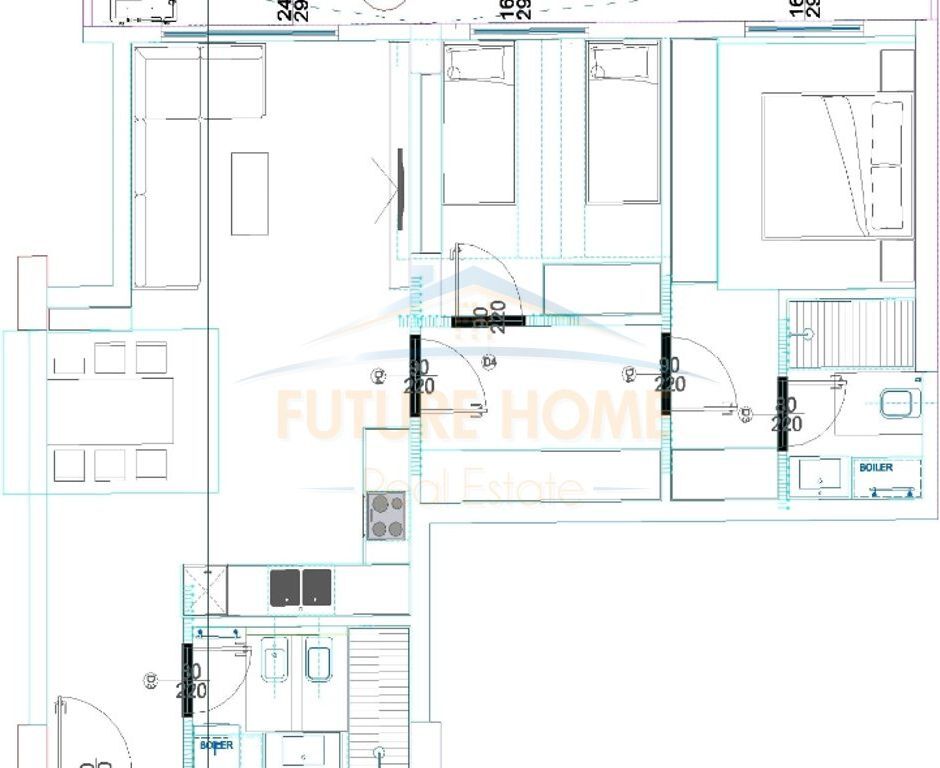In vendita, Appartamento 2+1+2, "Unico Residence", Bllok.