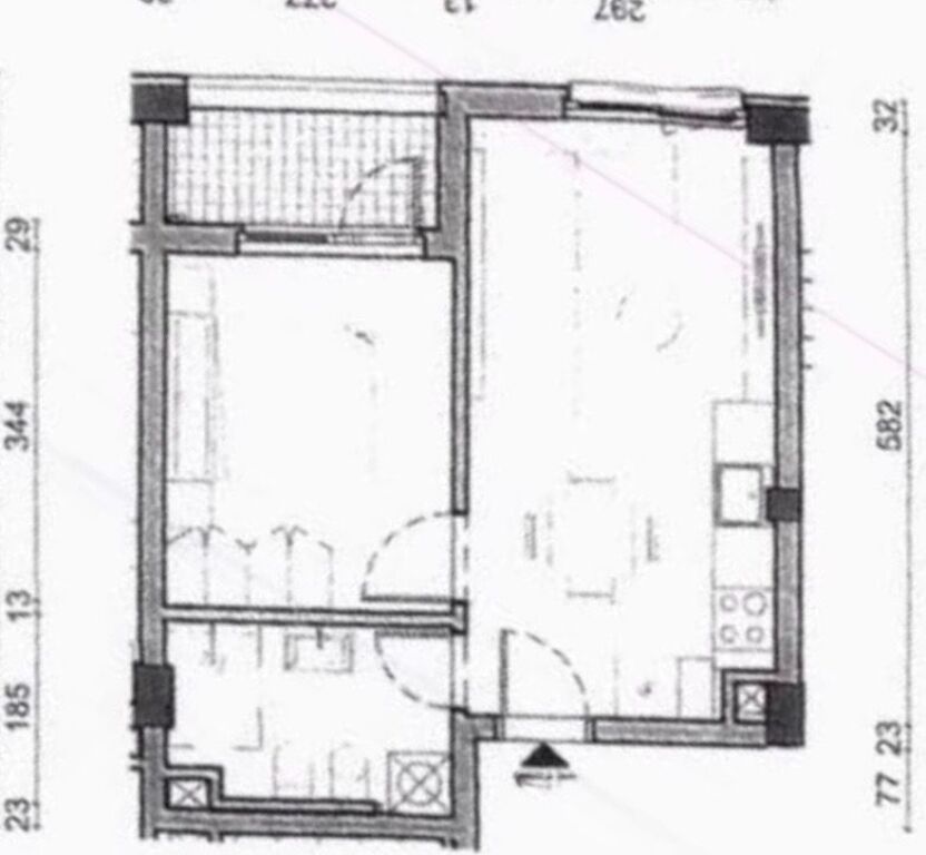 APARTAMENT 1+1 PER SHITJE TEK R.OXA NE FRESK/LINZE
