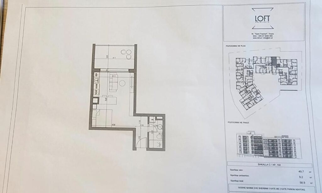 FOR SALE: Studio Apartment 📍 Paskuqan (Opposite Ringside Residence) – €67,000 – Ready for Occupancy in 2028 – 59 m² – 2nd Floor || Installment Payment Available and Bank Financing Option