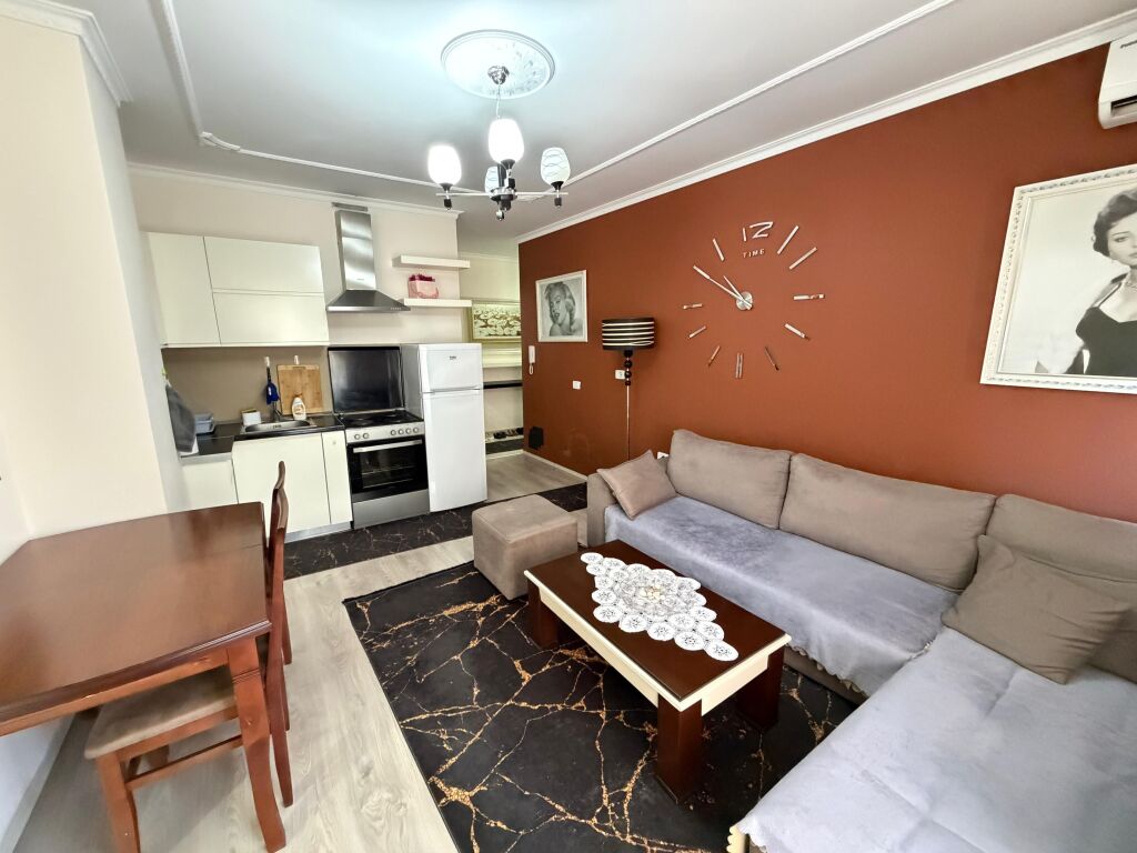 Apartment for Rent 1+1  Furnished  4th Floor  Complete magnet near 21 December  Price 50,000 Albanian lek