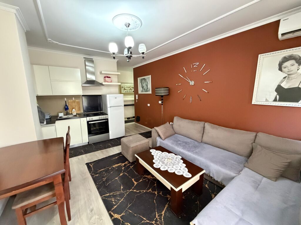 Apartment for Rent 1+1  Furnished  4th Floor  Complete magnet near 21 December  Price 50,000 Albanian lek