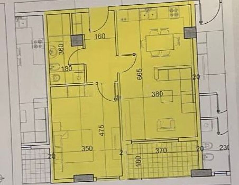Vendesi in vendita appartamento 1+1 Belfior 1 Paskuqan