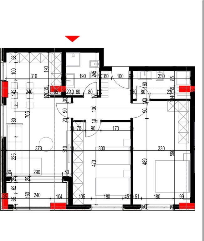 Vendesi in vendita appartamento 2+1+2 Platinium Residence Paskuqan