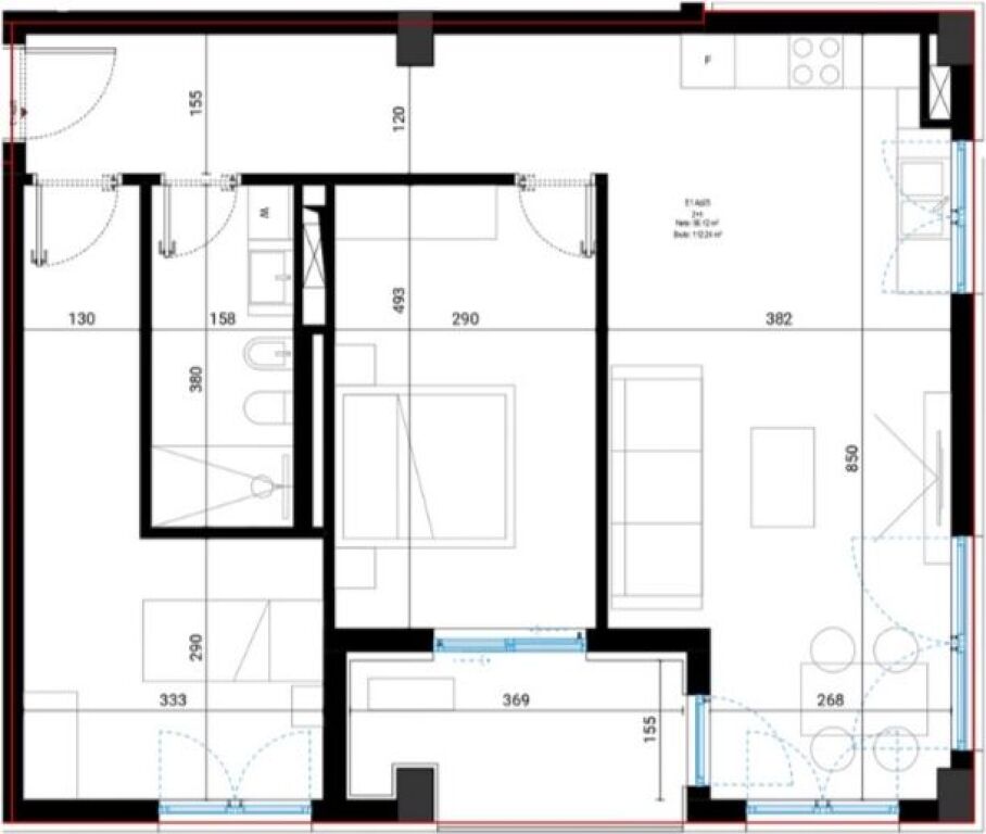 Vendesi in vendita Appartamento 2+1 Square Village - Dhërmi