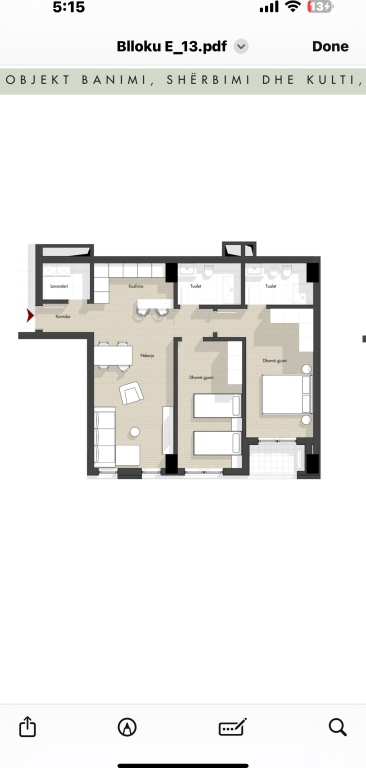 Super prezzo! Appartamento 2+1+2 in Vendita a 📍 Porcelan, presso Splendor Residence. 1500€/m2 = 💶 174'100€