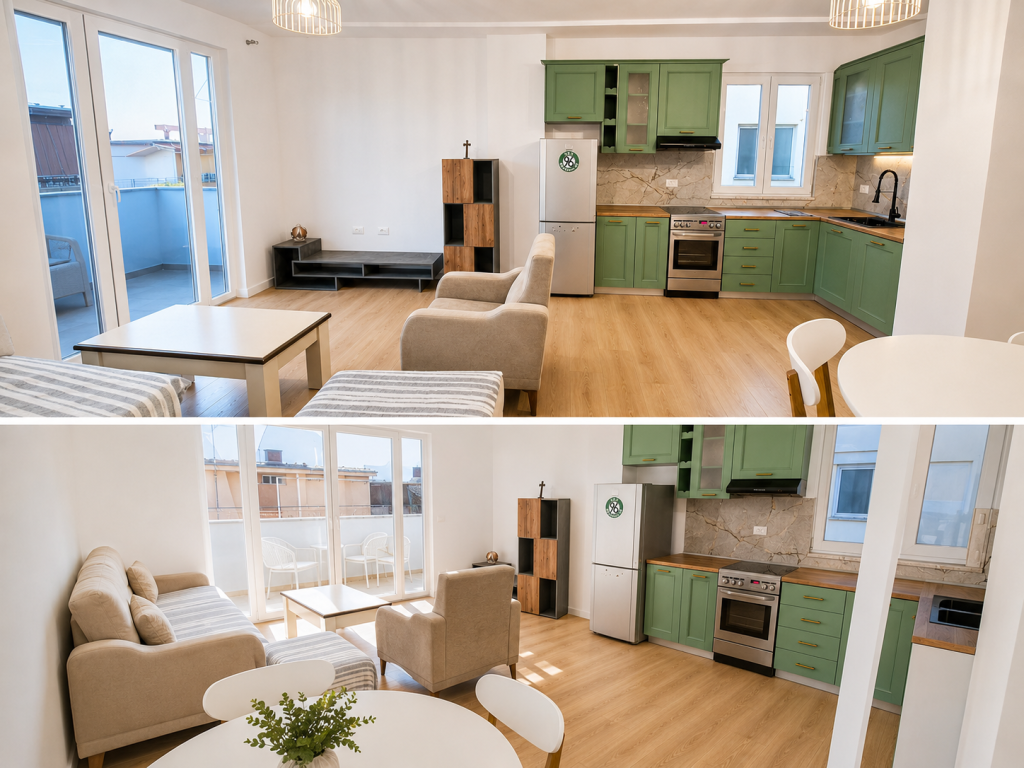 Jepet me qira apartament 2+1 ne Astir, 56,000 leke
