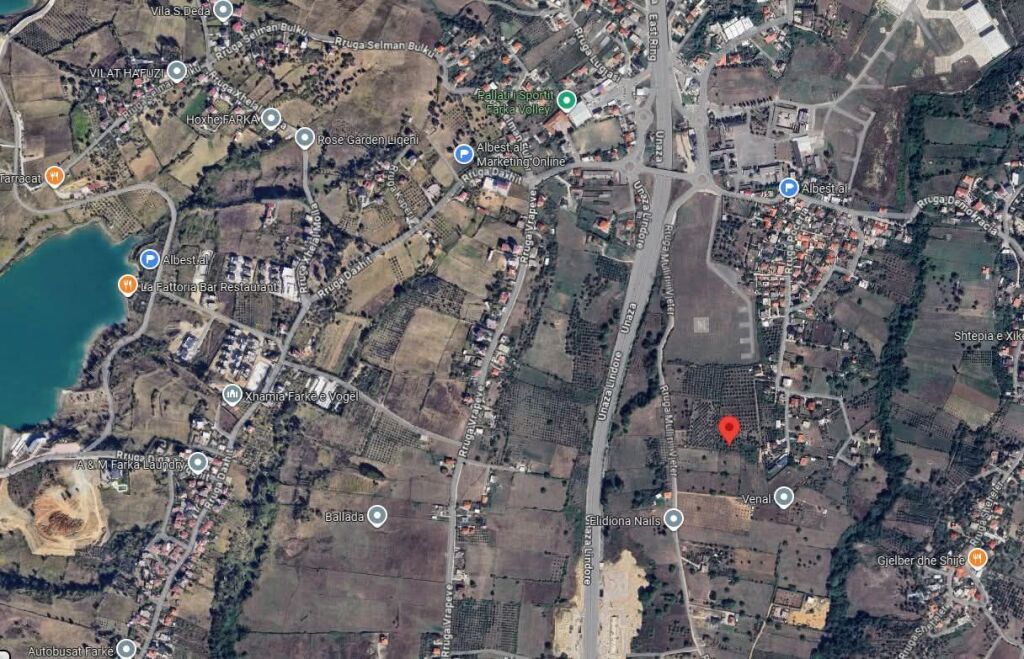 LAND FOR SALE 6500 M - FARKE E VOGEL, TIRANE