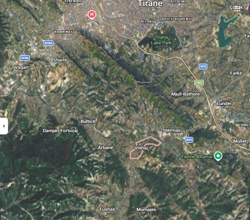 TERRENO IN VENDITA SULLA STRADA A VISHAJ
