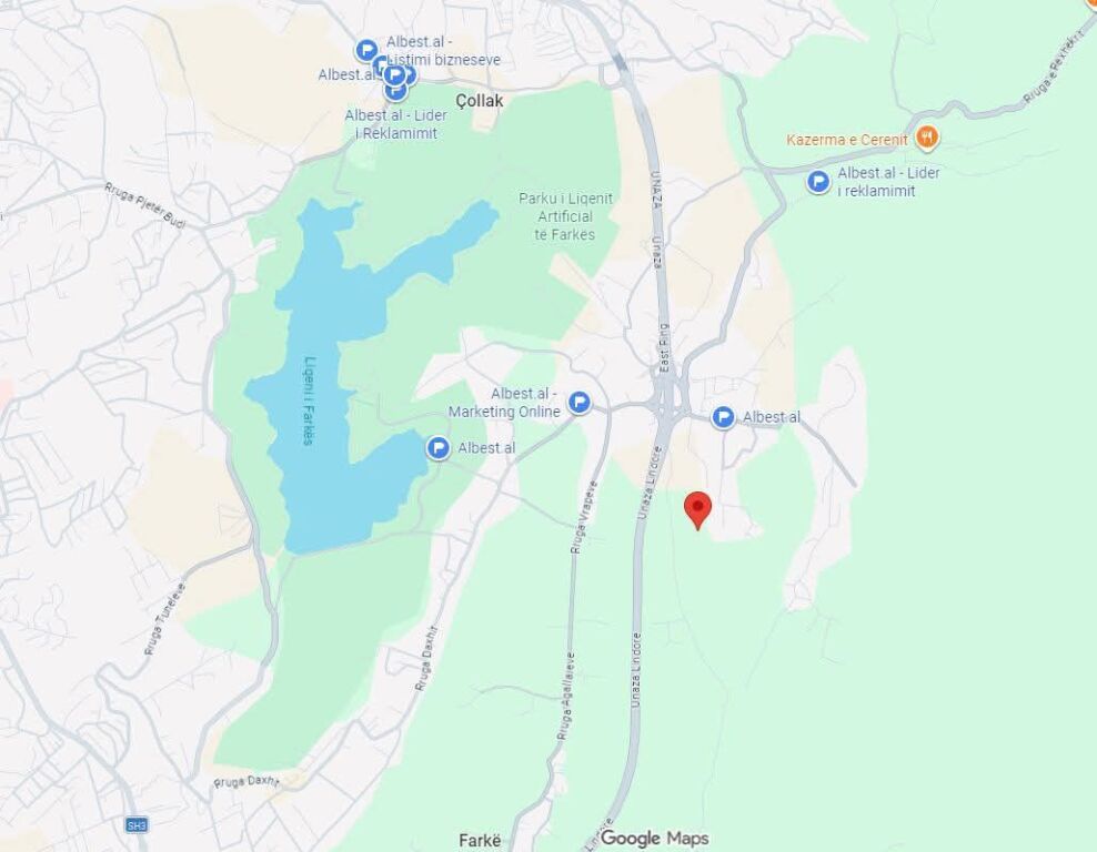 LAND FOR SALE 6500 M - FARKE E VOGEL, TIRANE