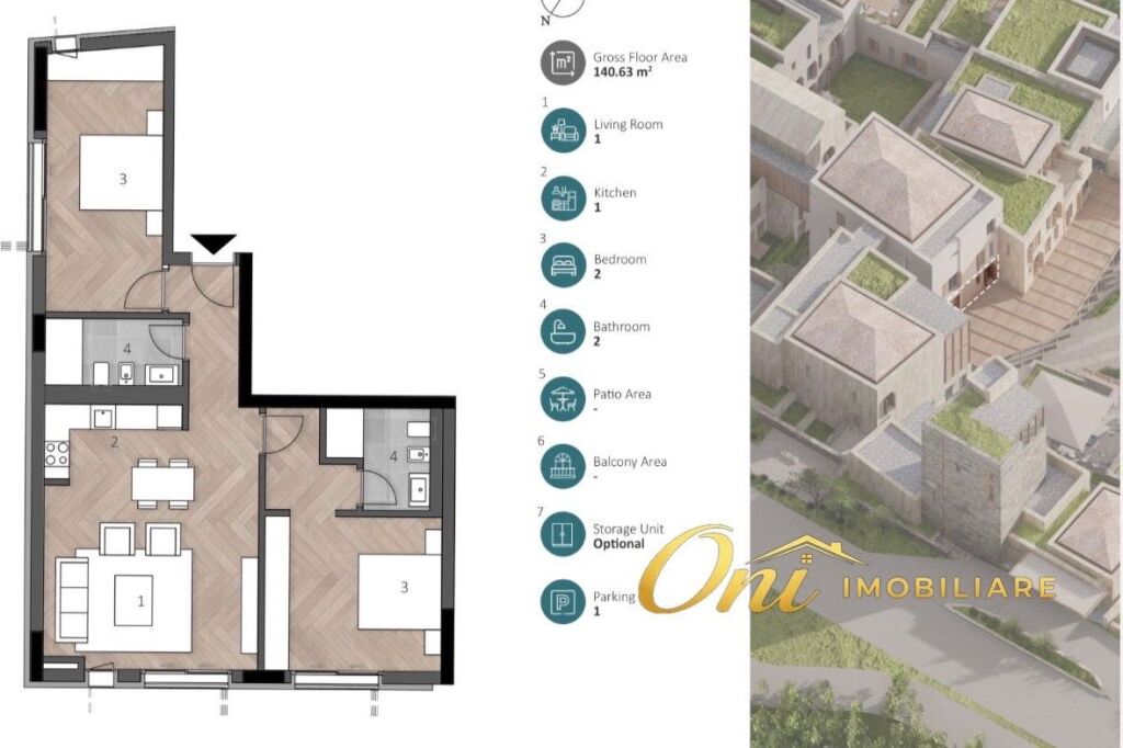 VENDESI APPARTAMENTO 2+1+PARCHEGGIO GREEN COAST 2