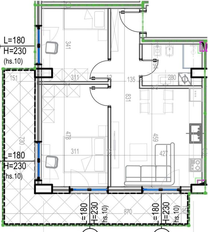 🌿 Apartment 1+1 for Sale – Kodra e Diellit Residence 2 🌿