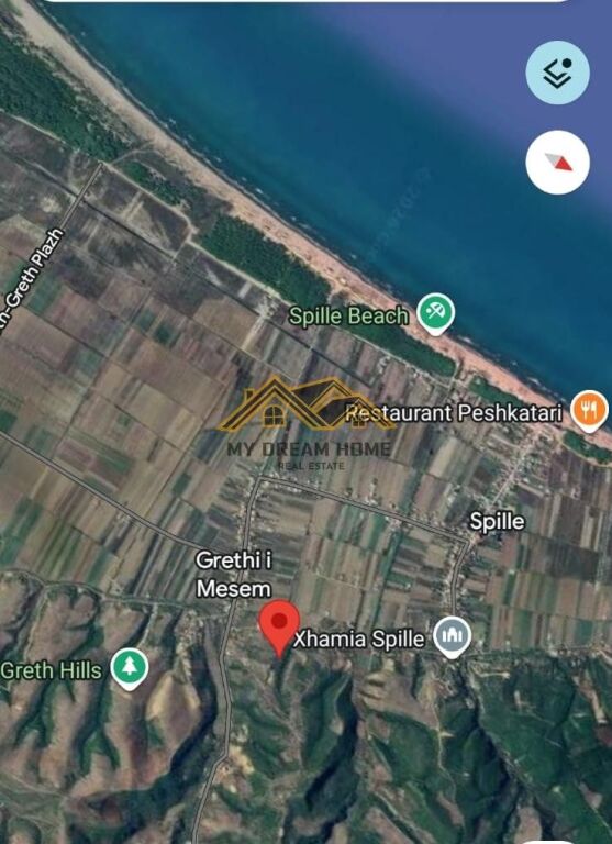 TERRENO IN VENDITA 2600 M2 A SPILLE COLLINA CON VISTA PITTORICA SUL MARE