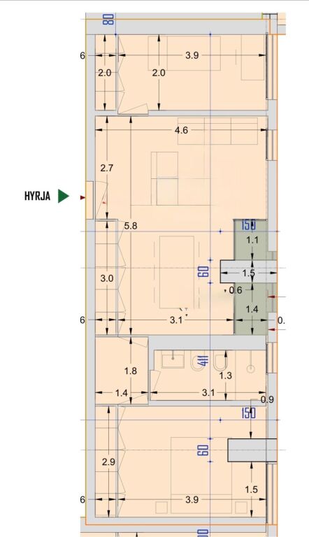 ✨Shitet Apartament 2+1 📍Harmoni Residence, Zogu i Zi