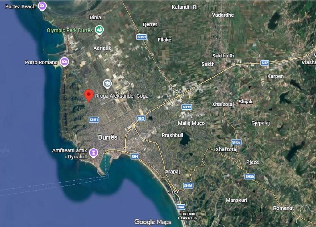 Terreno in vendita in via Aleksandër Goga a Durres (ID 4191203)