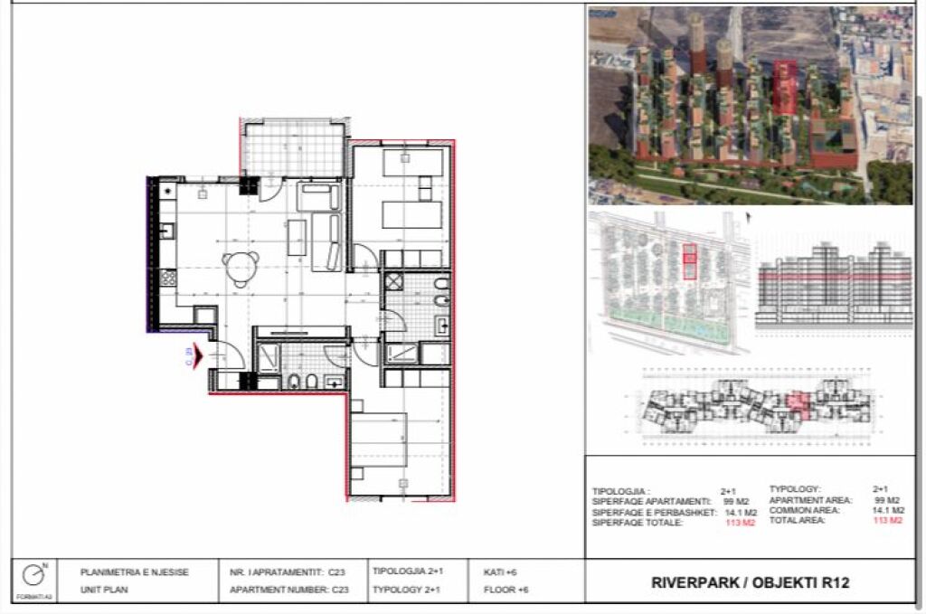 Apartment 2+1 very close to Casa Italia
