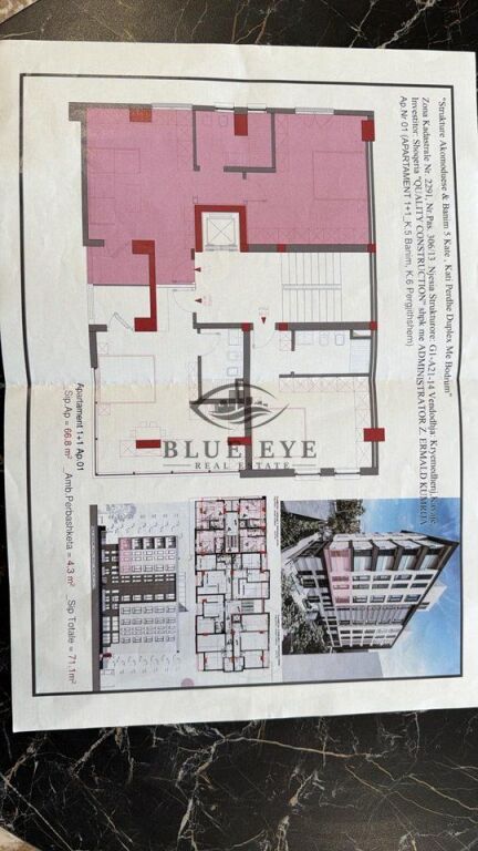 Apartament 1+1 në shitje në Golem, pranë Rezidencës VM.