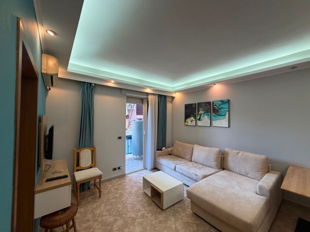 For sale, Apartment 1+1, At Shkëmbin e Kavajës – Behind Hotel Besani.