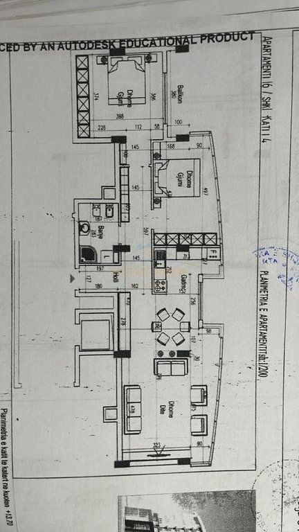 2+1 for sale in 21 Dhjetori, Tirane.