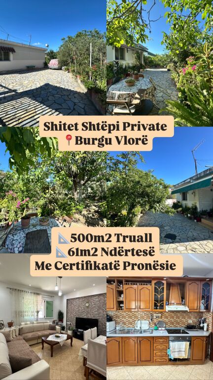Exclusive private house for sale in Vlore on Burgut street