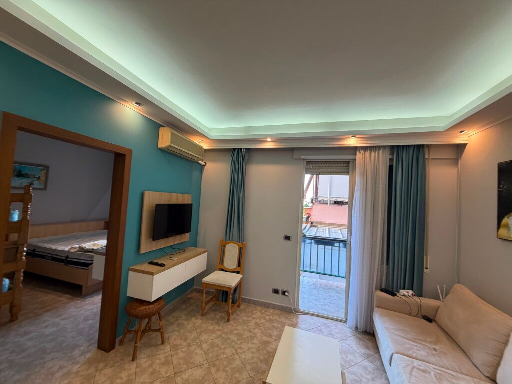 For sale, Apartment 1+1, At Shkëmbin e Kavajës – Behind Hotel Besani.