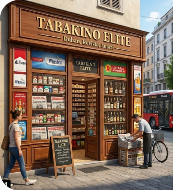 🏪Locale in affitto per Tabacchino + Attività in vendita – Porcelan, Tirana
