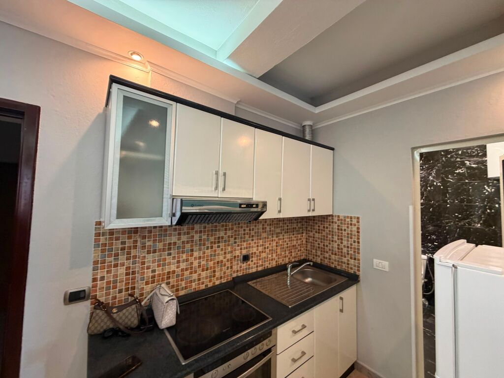 For sale, Apartment 1+1, At Shkëmbin e Kavajës – Behind Hotel Besani.