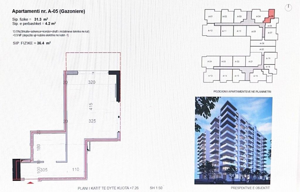 🏡 Monolocale in vendita a Shëngjin