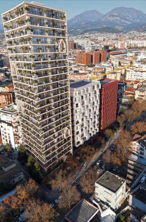 🏢✨ Shitet Apartament 1+1 në Oberon Tower – Dispanceria ✨🏢, Albania